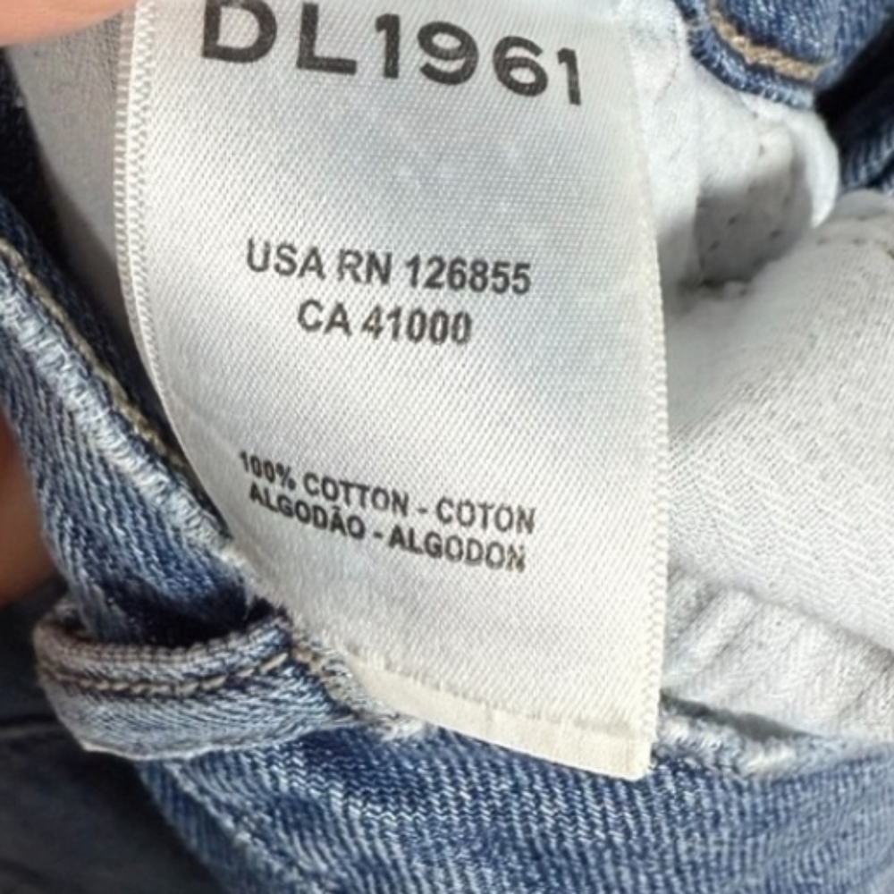 DL1961 High Rise Straight Jean - Picture 13 of 13